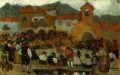 Encierro de toros 3 1901 Pablo Picasso